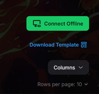 Offline Screen Menu