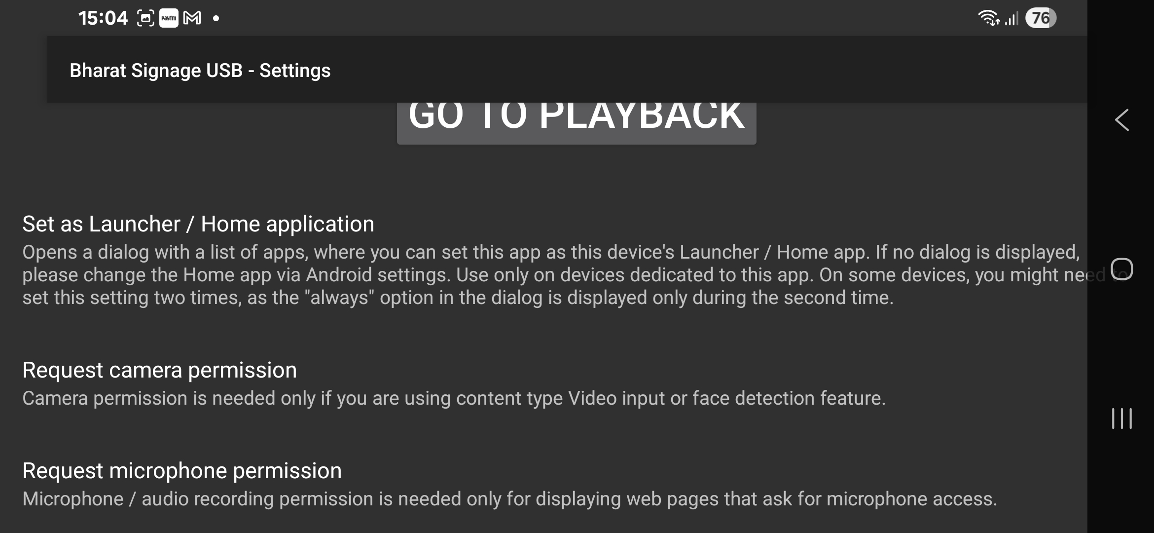Launcher Settings